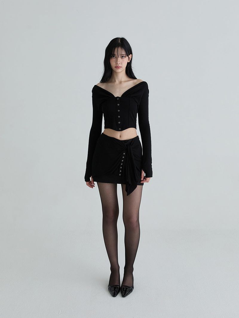 Rhea cardigan (Black)
