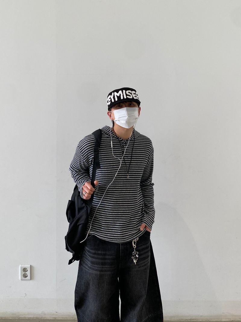  River Taken Pintuck Balloon Denim Pants 3C