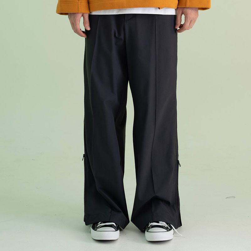 Nylon Span 4 Way Zip Pants - NAVY