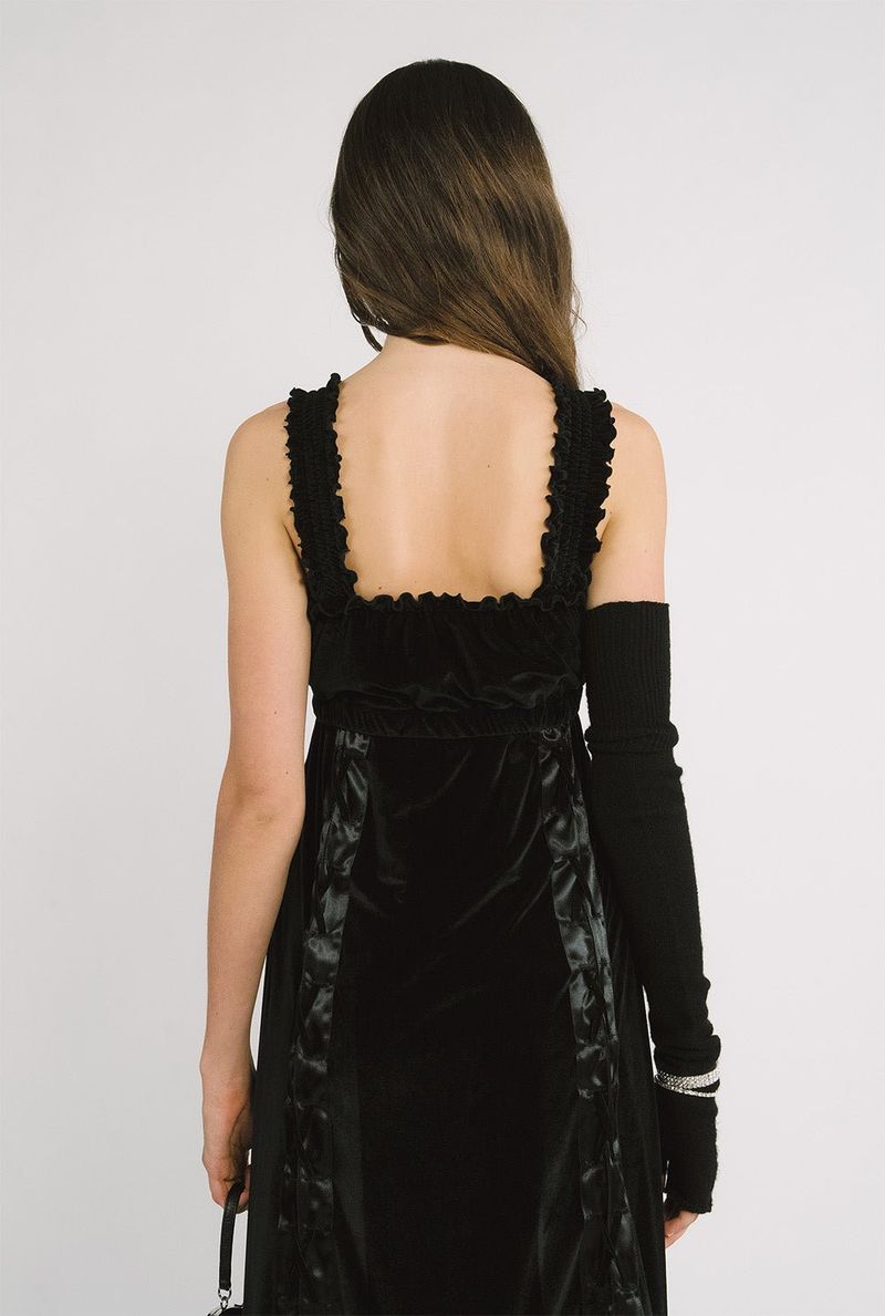 Agatha velvet dress