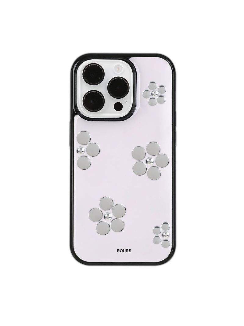 ROURS（ラウォルズ）の「flower stud case (pink)（Smartphone Accessories）」