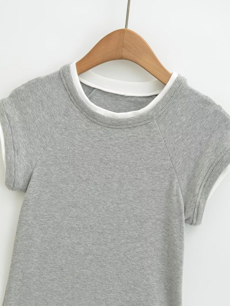 Mina Layered Trim Tee