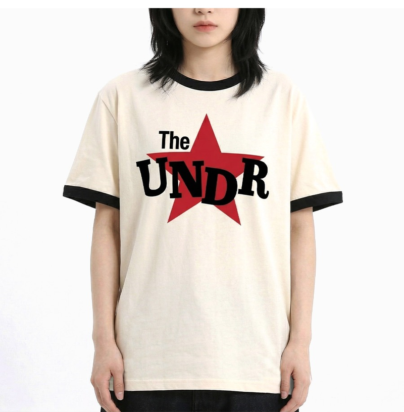 Essential Standard Short Sleeve Ringer T-shirt Understar Cream