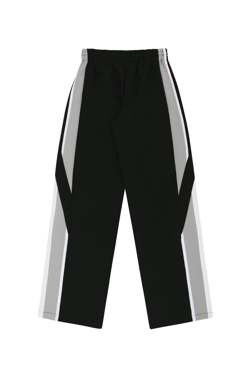 Black Gray Line Track Pants