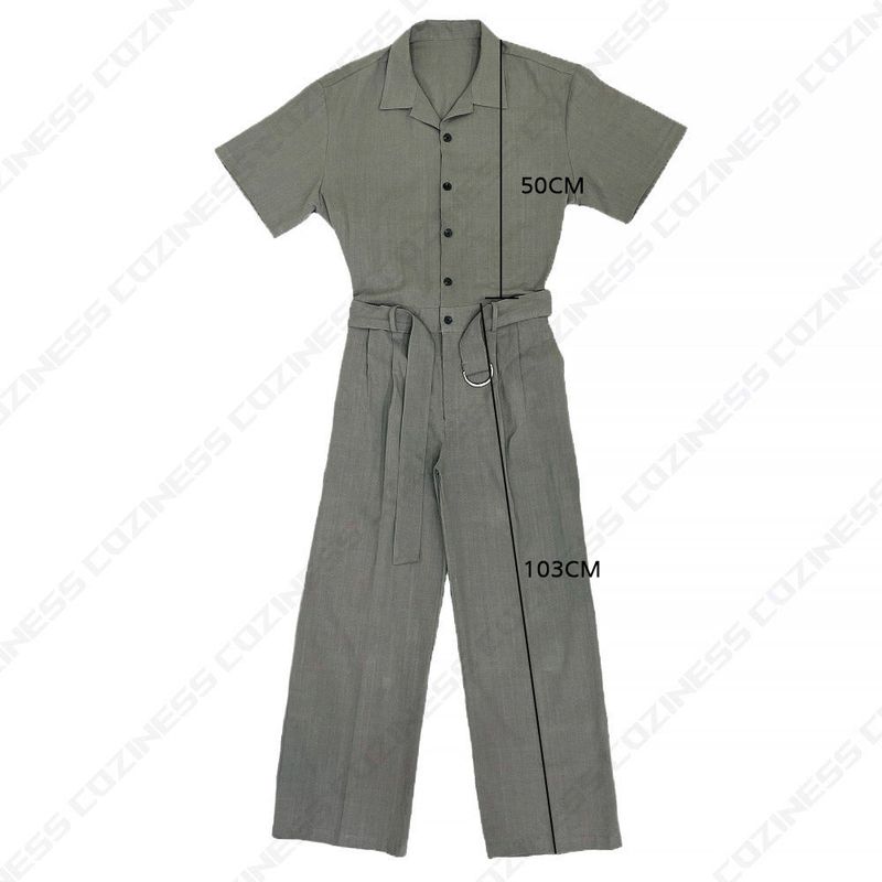 RO linen wide jumpsuit (3 colors)