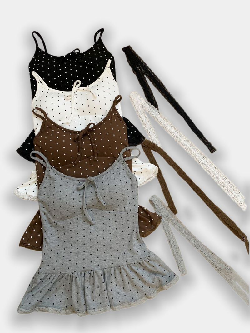 Sweet Polka Dot Camisole