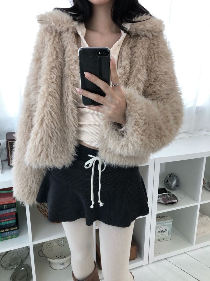 Swan Fur Jacket
