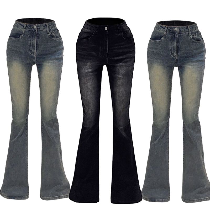 SOUL'S COLOR（ソウルズカラー）の「[S~2XL] Kristin vintage washing long boots cut pants (2color)（Pants）」