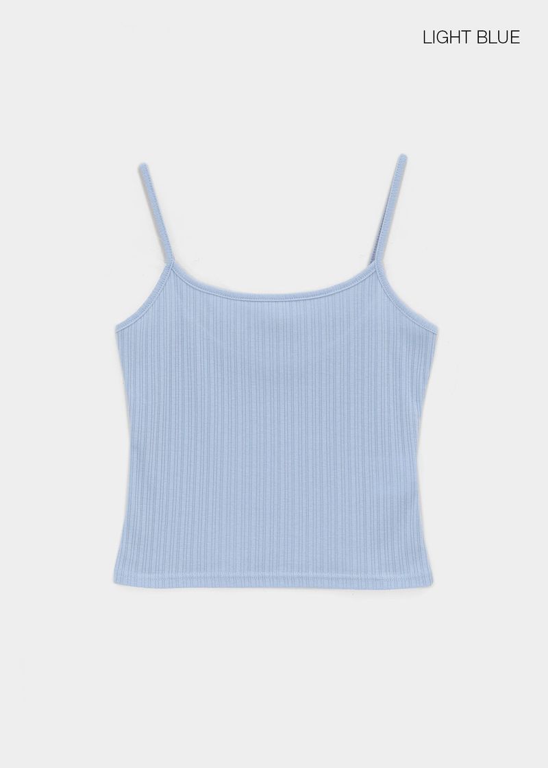 [MADE] Fluffy Layered Ribbed Sleeveless Top (Set Available)