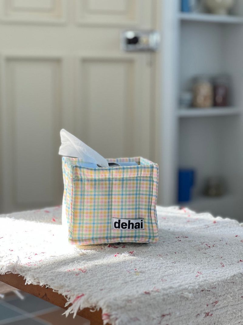 dehai(デハイ)の「マルチカラーティッシュバスケット(インテリア)」