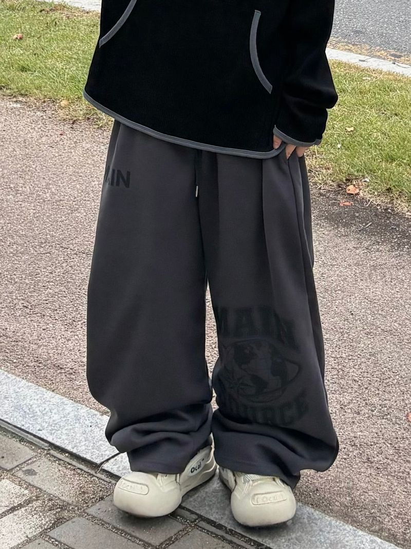 main structured cotton banding pants