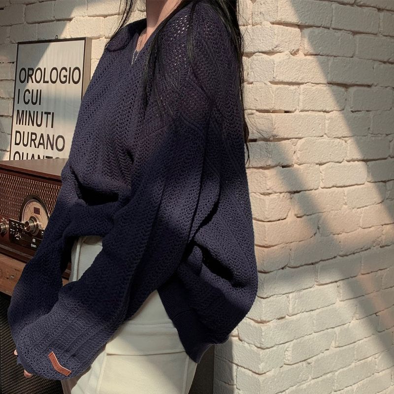 [Bellide made] Caramel Loose Fit Long Round Knitwear