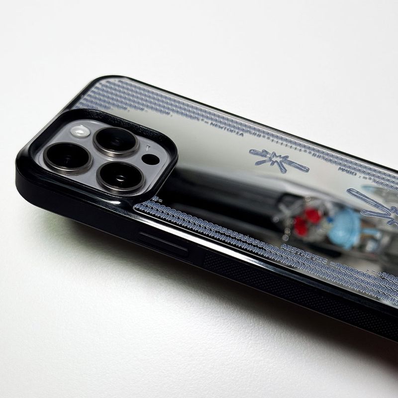 NTA Bound Life_ASCII CORE_002 Bumper Mirror Phone Case