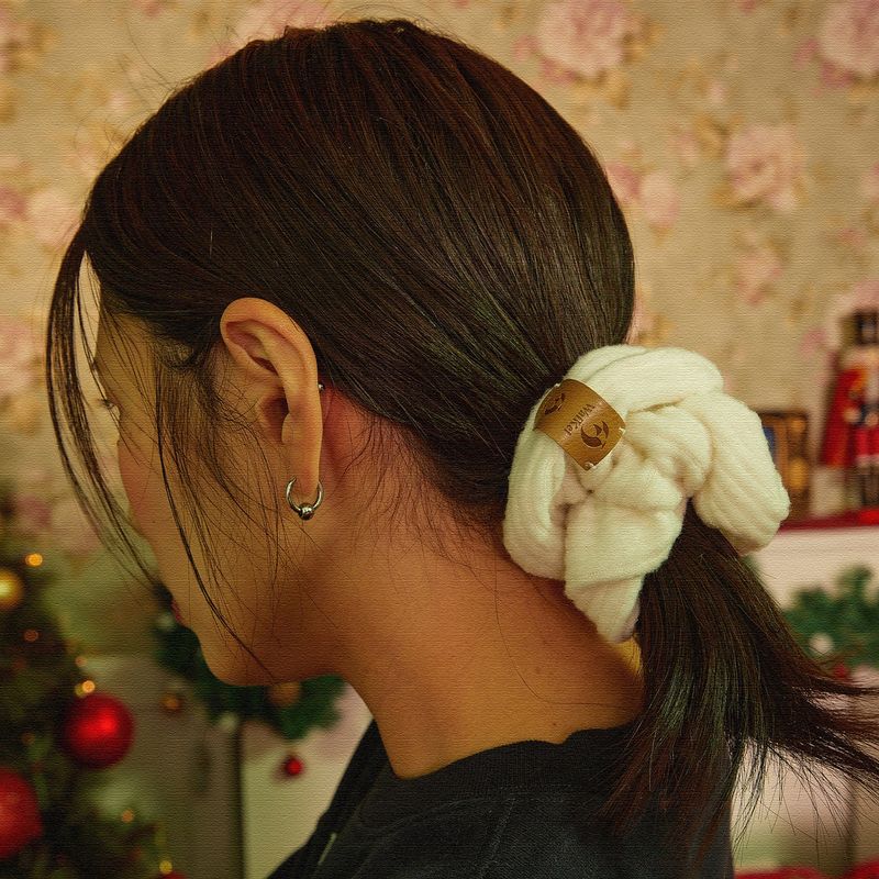 Soft corduroy scrunchie 3 COLOR