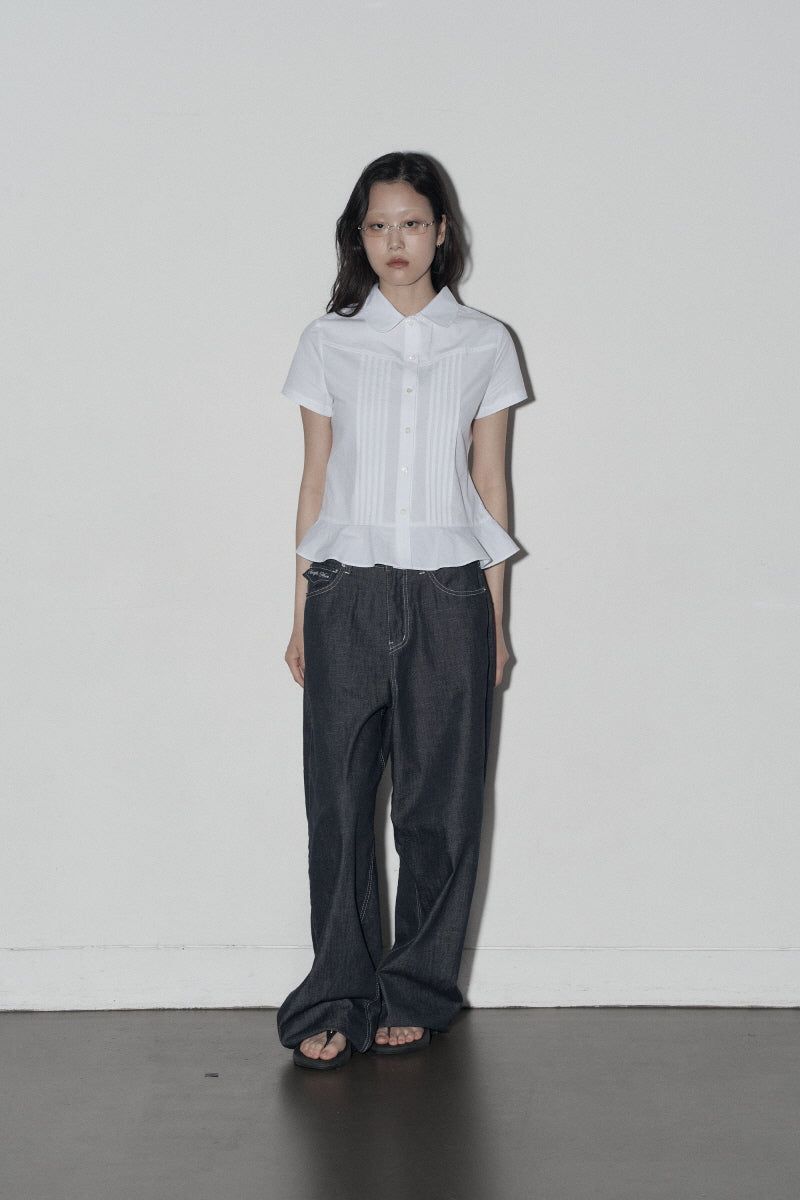pintuck bl (white)