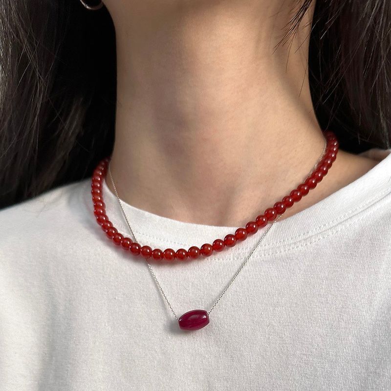 MOSXE（モスクス）の「[925silver] Jelly bean necklace（Accessories）」