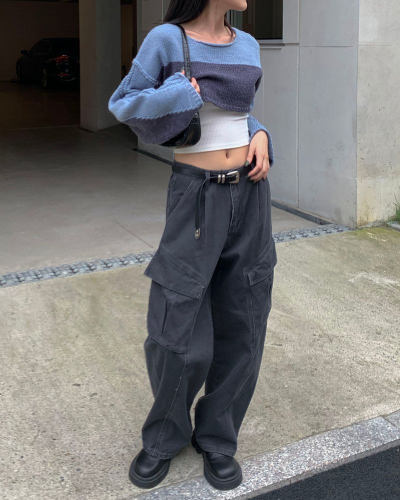 (Unisex) Oval cargo pants