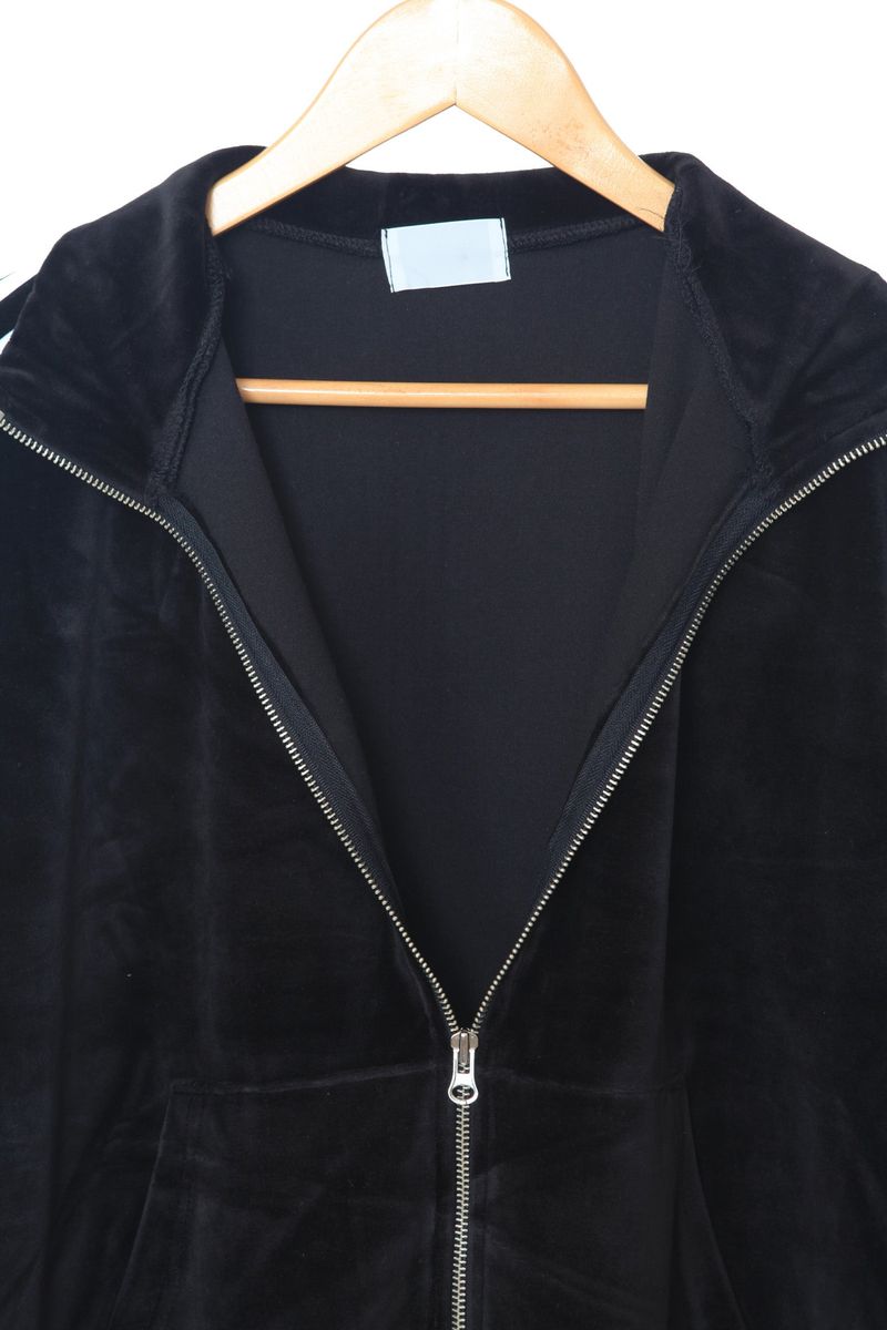 velvet track zip-up jacket