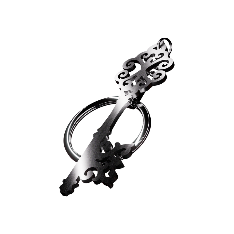 Kii Keychain - Flat Steel