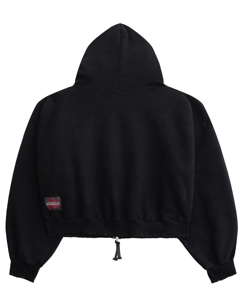 M.C.R. code stud zip-up HD BK