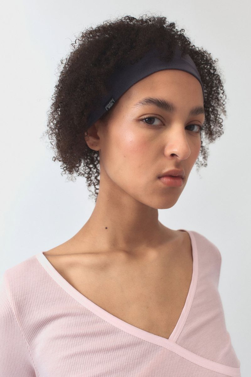 SYMMETRIC PERCENT（シメトリック パーセント）の「ベーシックヘアバンド / チャコール（ヘアアクセサリー）」