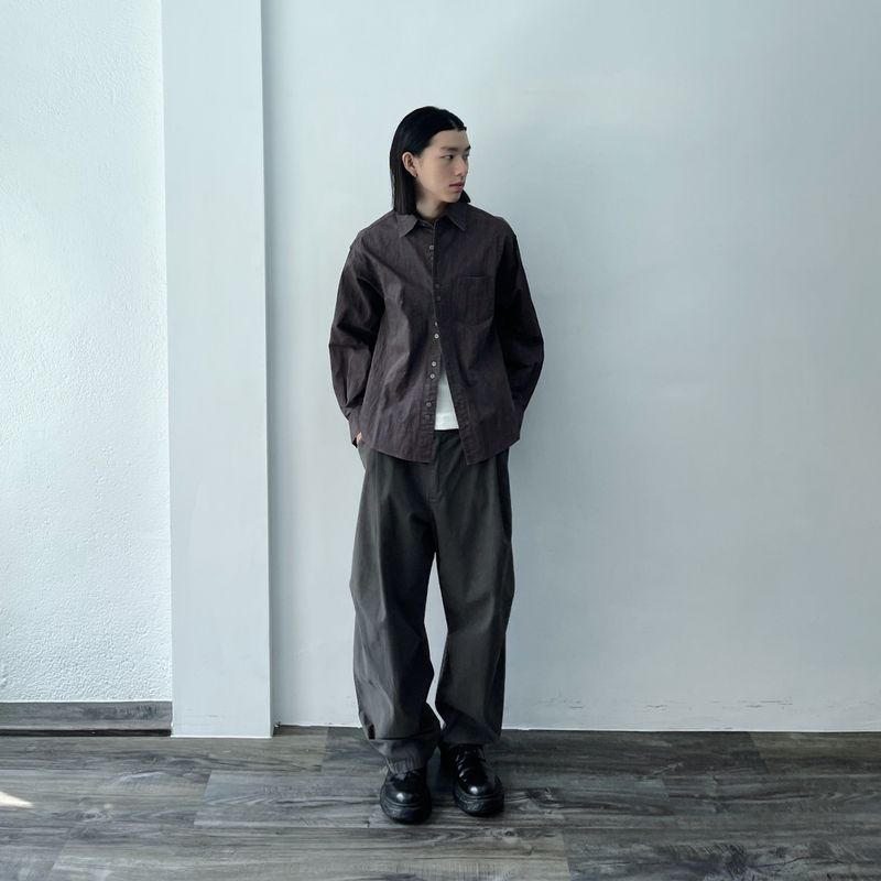 Relaxed Wrinkle Effect Shirt