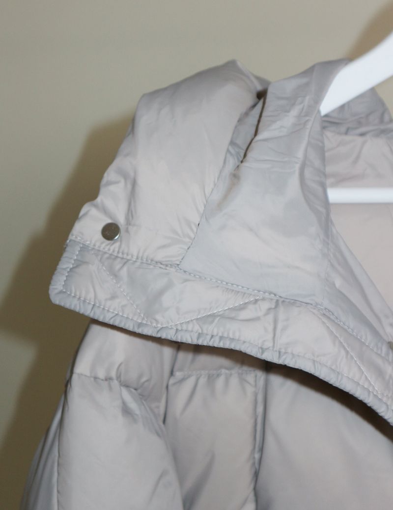Out String Winter High-Neck Duck-Down Padded Jacket (Light Padded)