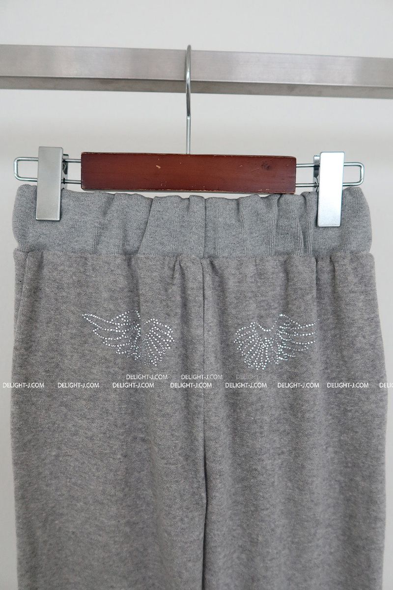 Angel Cubic Towel Terry Bootcut Long Pants