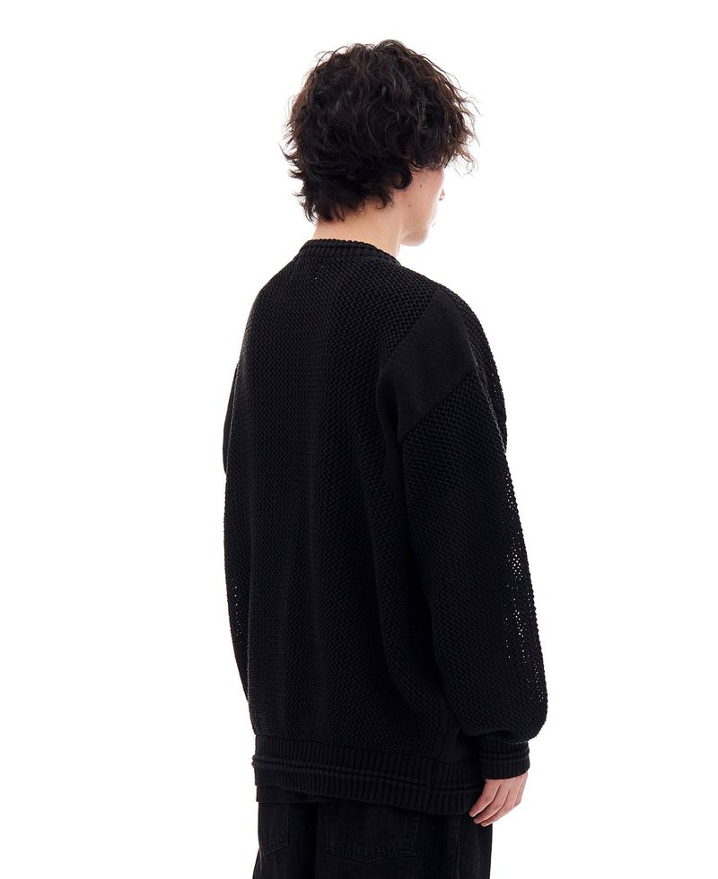939 PANELED MESH KNIT (BLACK)