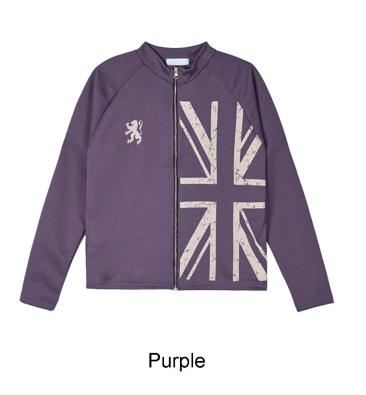 Bene Union Jack Jersey Zip-up