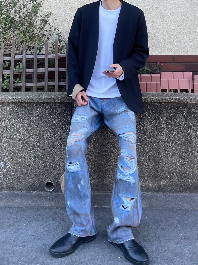 Balance collarless jacket