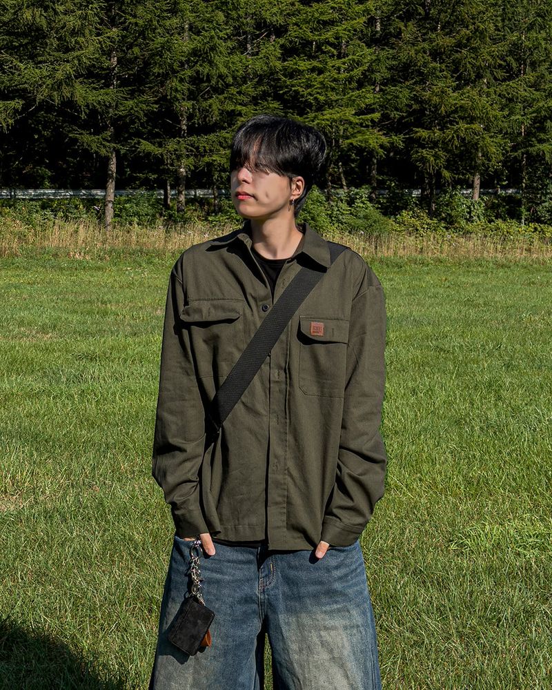 Fair Work Patch Shirt Jacket