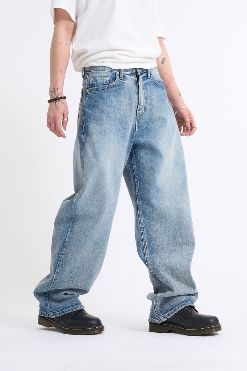 Milk Semi-Wide Denim Pants