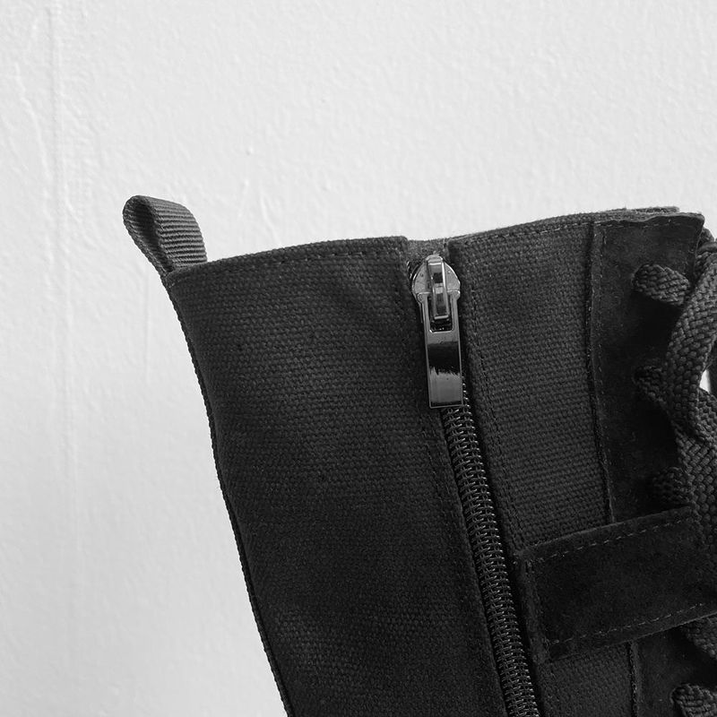 Ned Buckle Suede Middle Boots