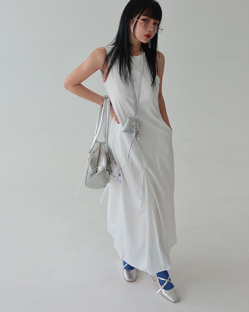 Delight-J（ディライトジェイ）の「Balloon Pocket Pintuck Long Dress（Dresses）」