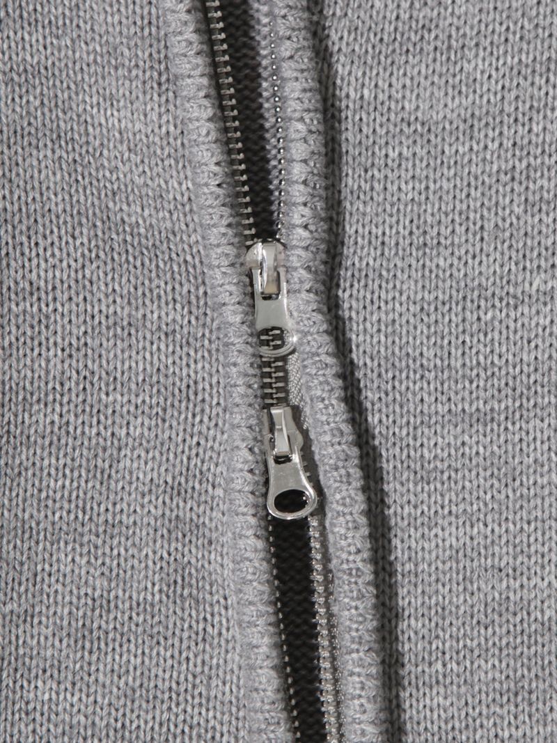 Legacy Diagonal Knit Zip-Up 4C