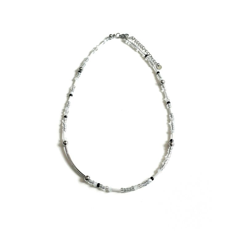 equope(エクァウプ)の「mix steel stick necklace(Accessories)」