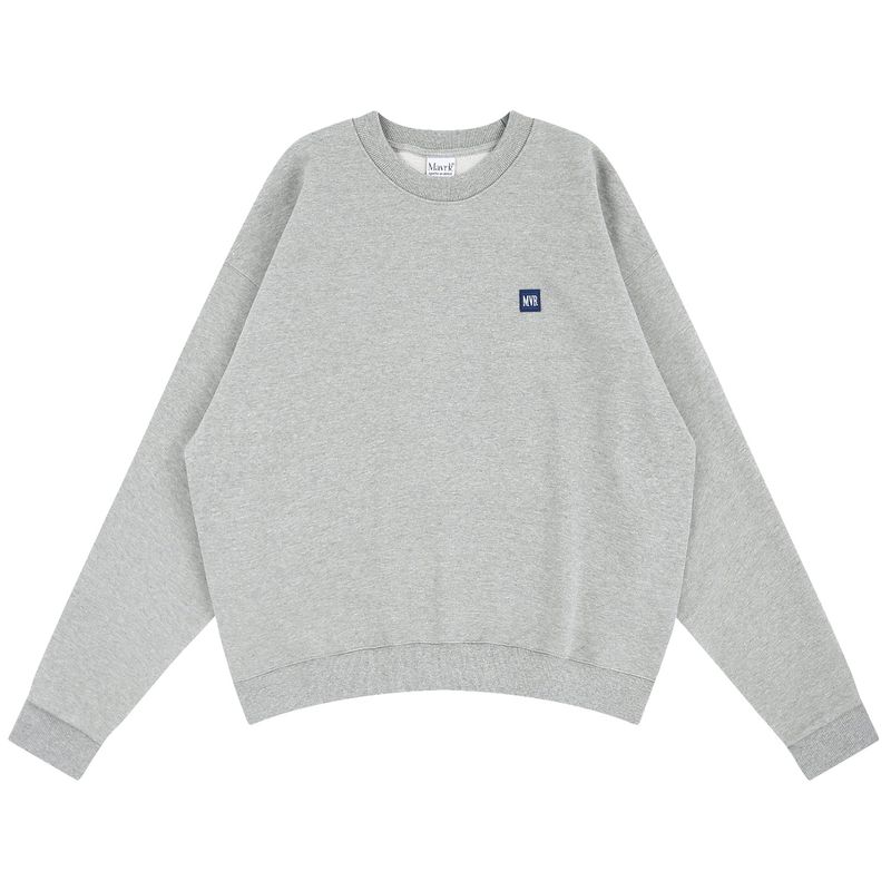 MVR PATCH LOGO SLEEK SWEATSHIRT GRAY