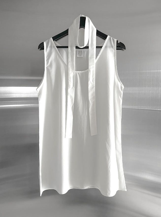 Airy Soft Scarf Sleeveless One Piece