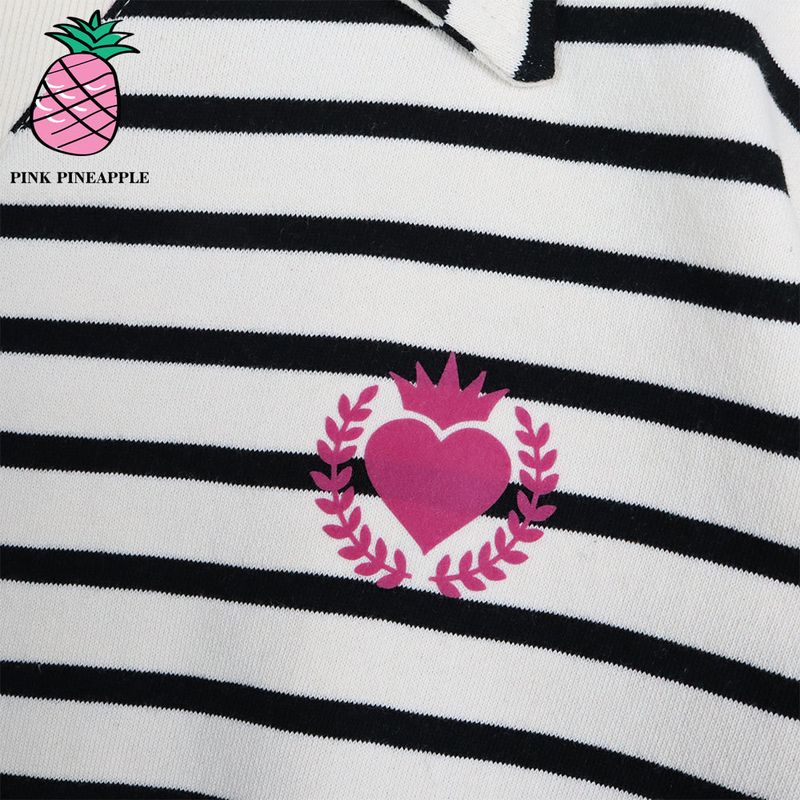 STRIPE H-N SWEATSHIRT