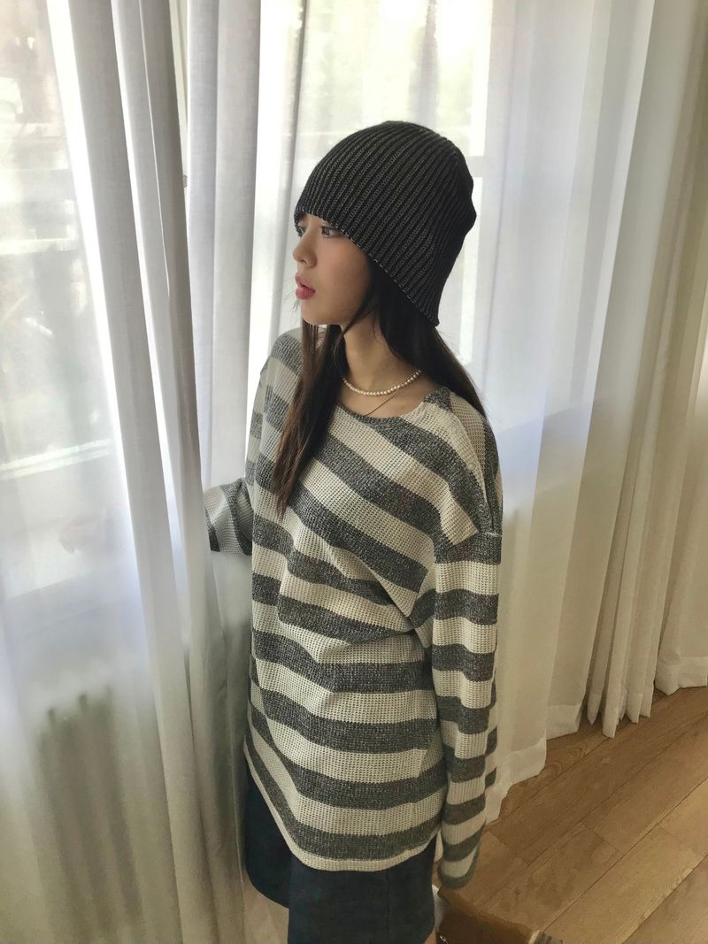 Dot stripe T