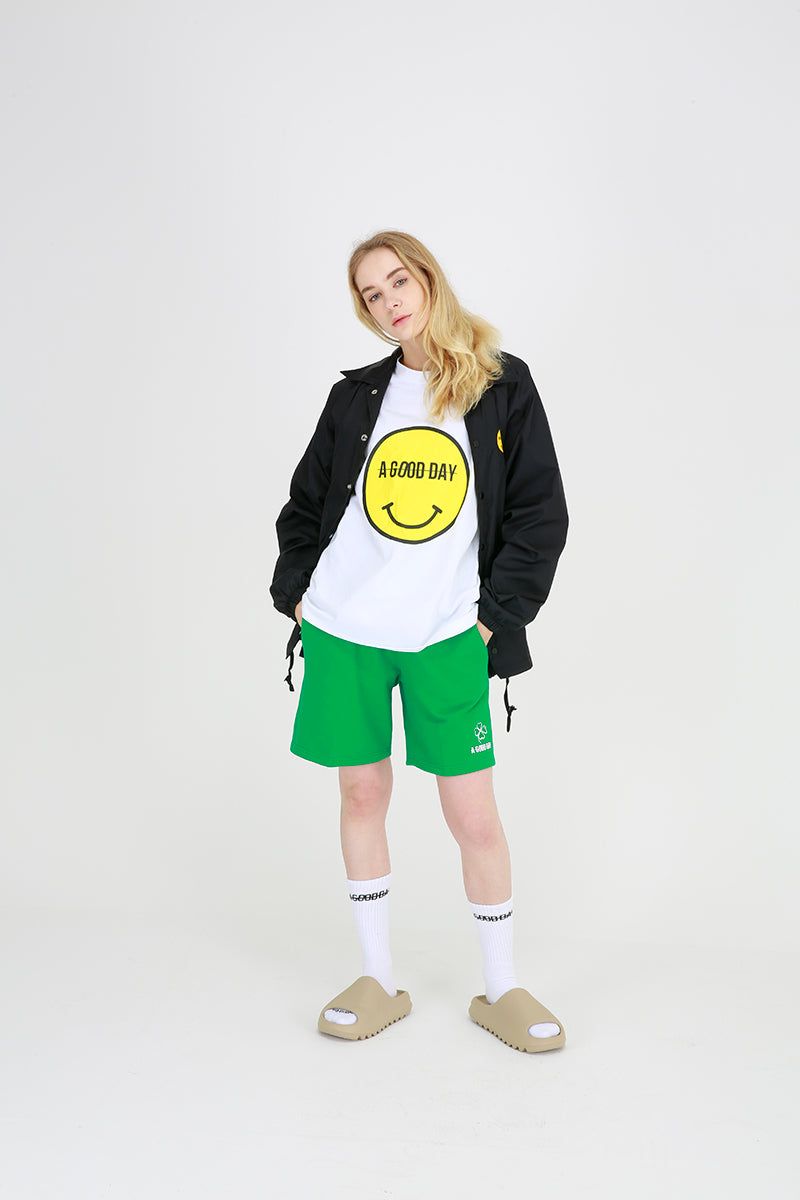 SMILE COACH JACKET (BLACK)