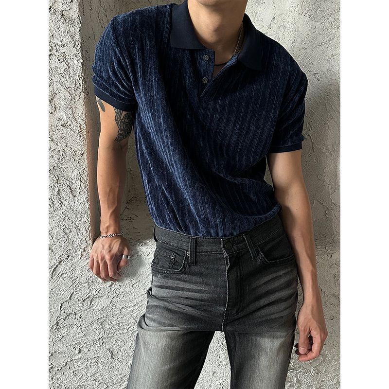 LAURANT（ロラン）の「[S/S] Velvet golgi kara half knit (2color)（Tops）」
