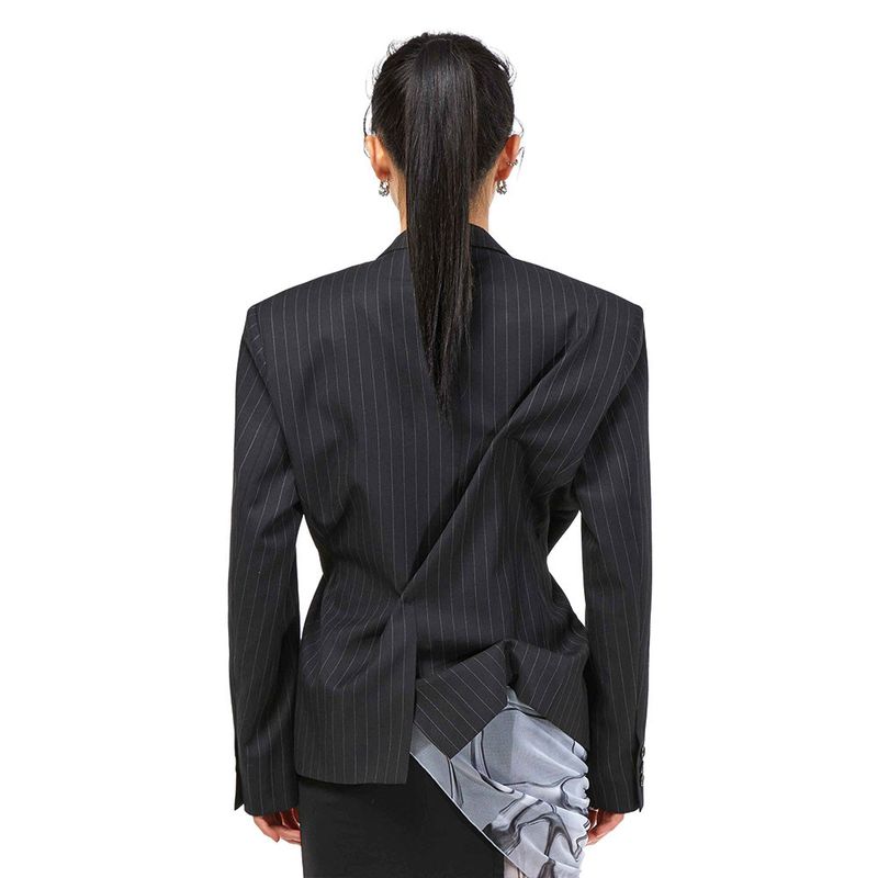 DOZI - Pinched Tailored Jacket _ Black