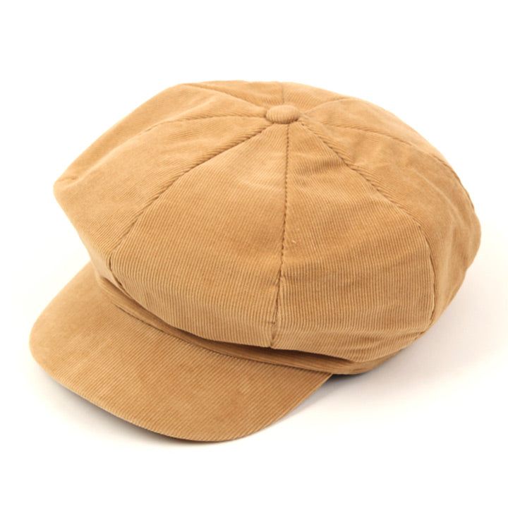 UNIVERSAL CHEMISTRY(ユニバーサルケミストリー)の「Corduroy Beige Newsboy Cap(Hats)」