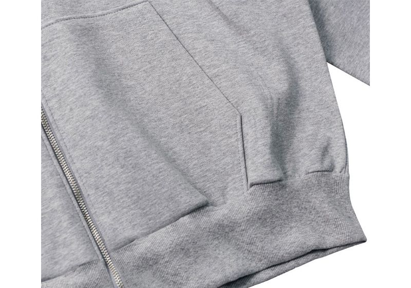 Two way hood zip up