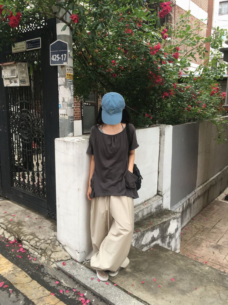 ルーズフィット ポケット ティー