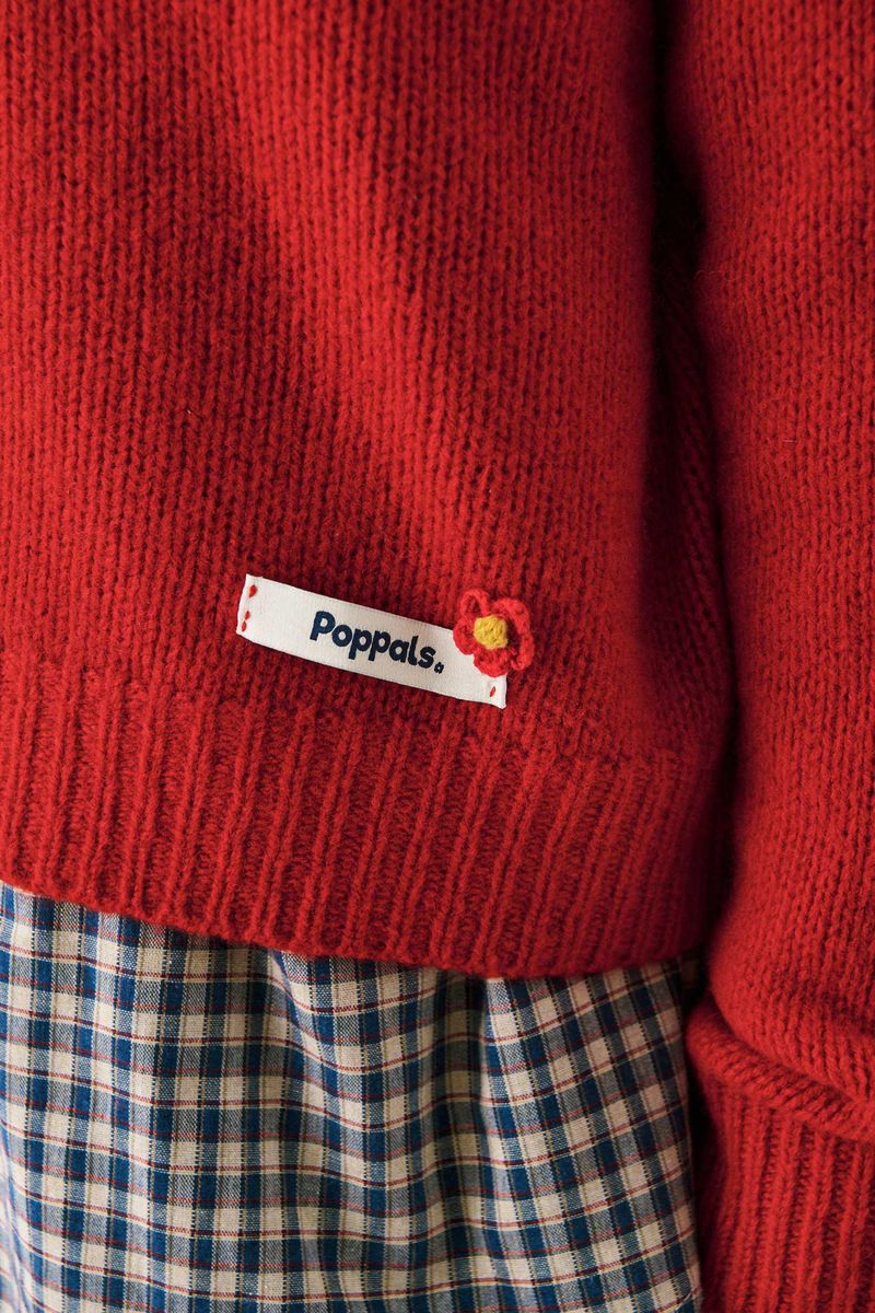 Pals Round Wool Knit [Red]