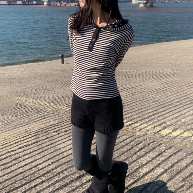 JENNIE knits short pants(2colors)