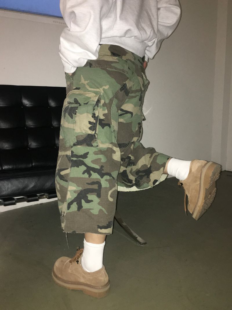 Premium Camo Cargo Bermuda Shorts